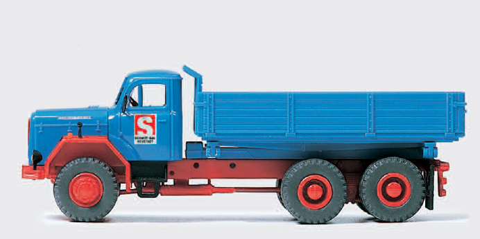 Dreiseitenkipper "Baufirma Schmitt". F Magirus 200 D 26 AK 6x6. Bausatz