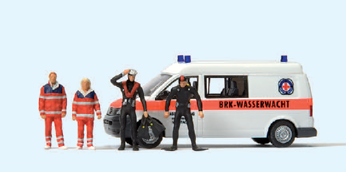 VW T 5. BRK Wasserwacht, Ortsverband "Neustadt". Fertigmodell