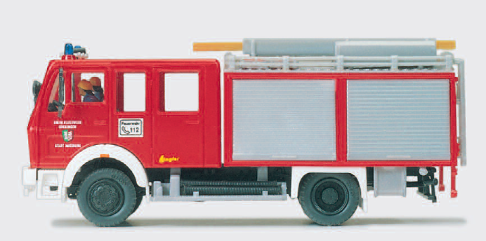Tanklöschfahrzeug TLF 16. Mercedes-Benz 1019 AF/36. Aufbau ZIEGLER. Fertigmodell