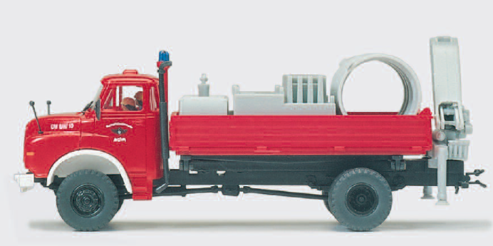 Gerätewagen Bau. MAN 9. 168 HAK. Fertigmodell
