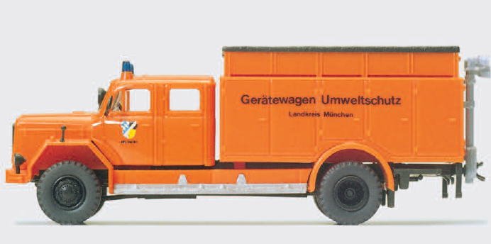 Gerätewagen Umweltschutz. F Magirus 200 D 16 A. Fertigmodell