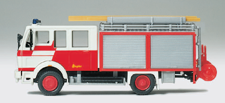 Löschgruppenfahrzeug LF 16. MB 1222 AF. Aufbau ZIEGLER. Feuerwehr Frankfurt. Fertigmodell
