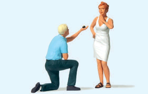 Heiratsantrag mit Ring