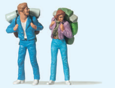 Rucksack-Touristen