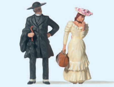 Pfarrer und Mädchen