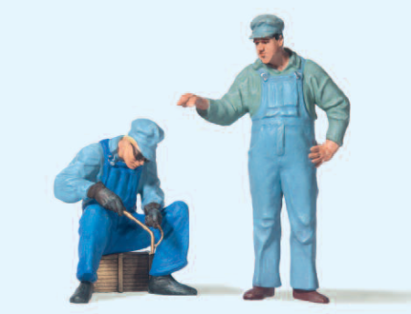 US-Gleisbauarbeiter