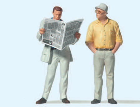 Zeitungsleser, Passant