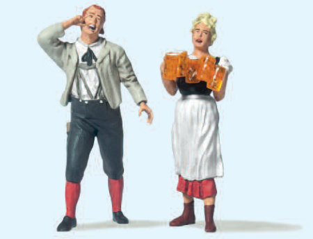 Kellnerin, Gast