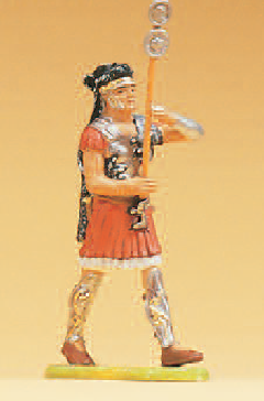Römer im Marsch, mit Signum