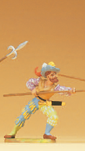 Landsknecht mit Hellebarde