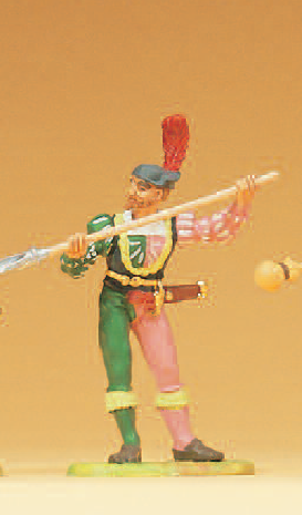 Stückknecht mit Pulverschaufel