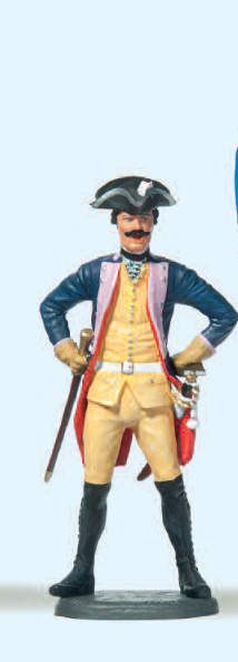 Unteroffizier stehend, Musketier