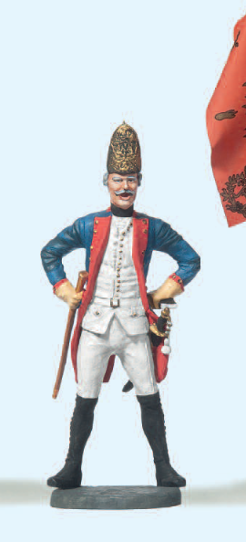 Unteroffizier stehend, Füsilier