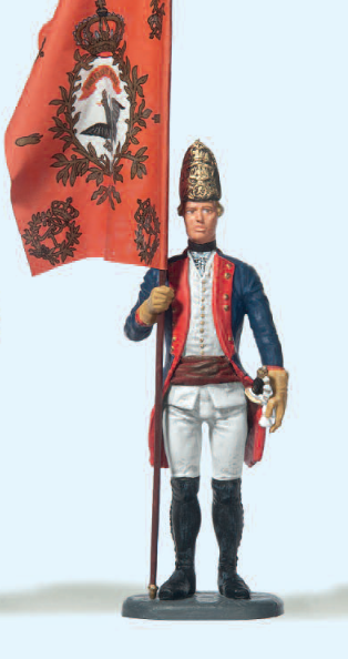 Fahnenträger stehend, Füsilier