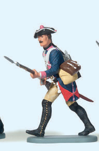 Musketier stürmend