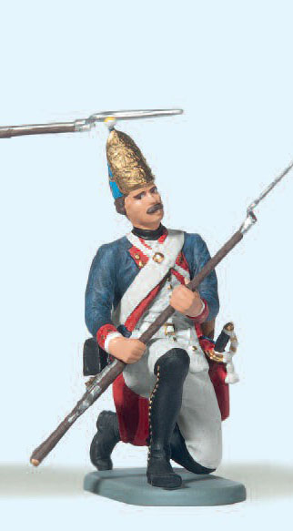 Grenadier kniend, mit Gewehr