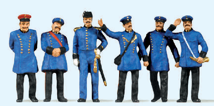 Königlich Bayerisches Bahnpersonal. Um 1900