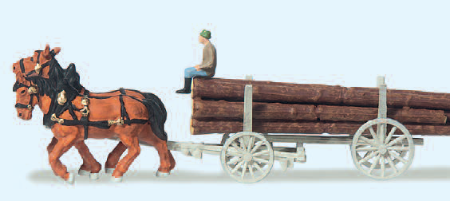 Langholzwagen. Fertigmodell