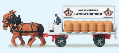 Brauereiwagen. Fertigmodell