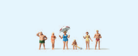 Familie Krause am Strand